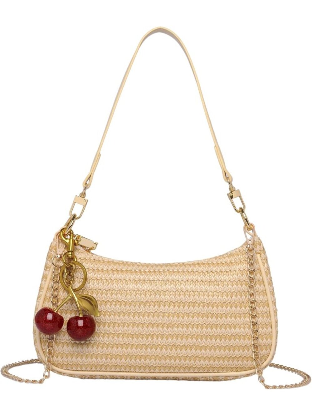 Chic Cherry Shoulder Bag for Women | Versatile Hobo Crossbody Clutch Purse